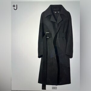 Uniqlo +J Jil Sander Cashmere and wool Long Wrap Coat Size M
